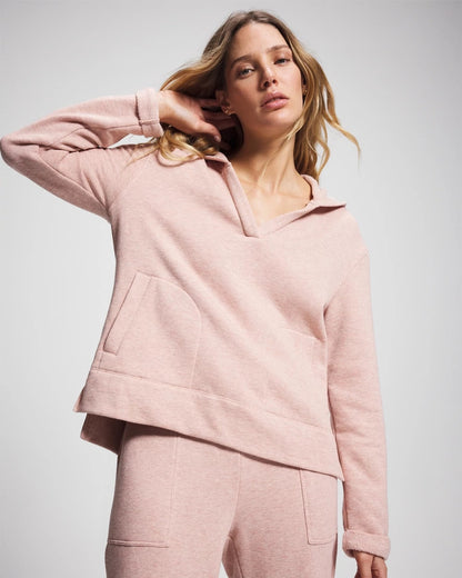 HEATHER CLAY Cotton Terry Hoodie