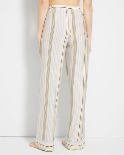SUMMIT STRIPE CHAMPAGNE Printed Pajama Pants