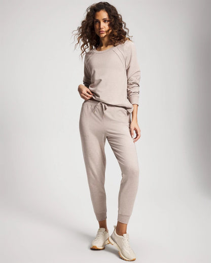 HEATHER MINK Essential Terry Jogger