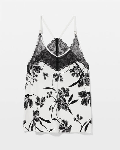 REFLECTION BLOOMS CHAMP Lace Pajama Cami