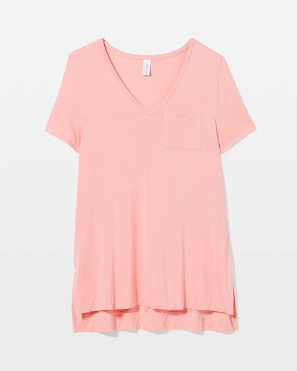PALOMA GLOW Short Sleeve Pajama Tunic Tee
