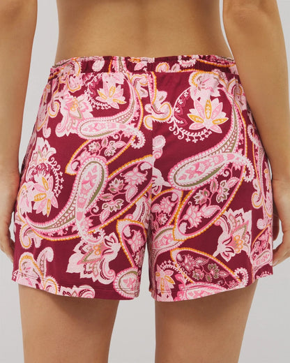 KASHMIR PAISLEY KISS Pajama Shorts