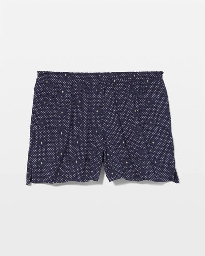 SHINE ON DOT NAVY Pajama Shorts