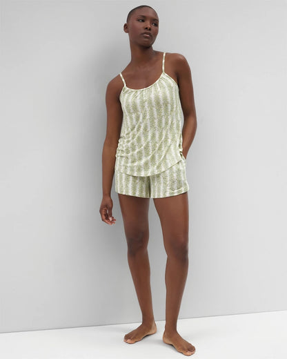 CHILL STRIPE CHAMPAGNE Cool Nights Pajama Cami