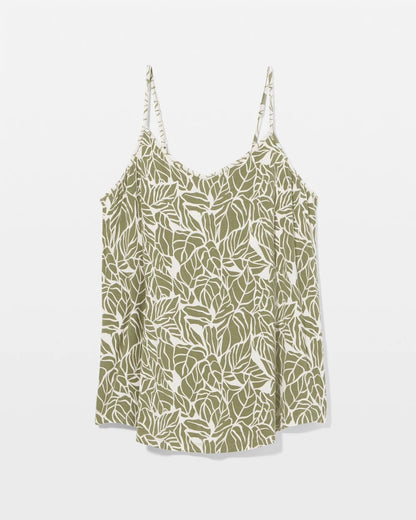 PALMTASTIC VETIVER/CHAMP V-Neck Pajama Cami