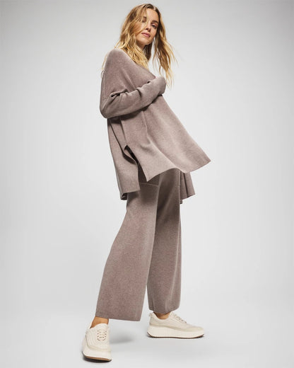 HEATHER FAWN Premier Knit Sweater Wrap