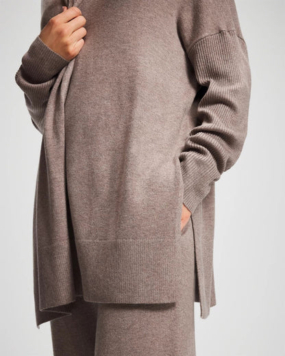 HEATHER FAWN Premier Knit Sweater Wrap