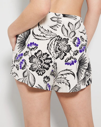 FLY BY NIGHT CHMPGNE DRMS Smocked Waist Pajama Short