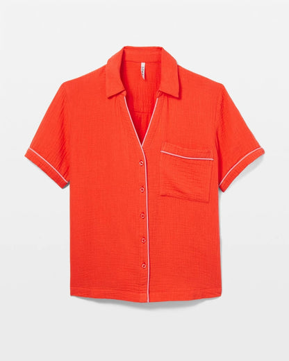 ISLAND GUAVA Short-Sleeve Pajama Top