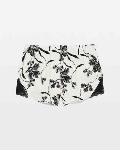 REFLECTION BLOOMS CHAMP Lace Trim Pajama Short