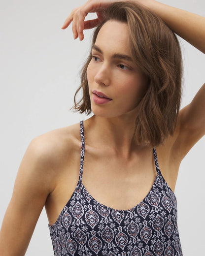 PLENTIFUL PIECES NAVY Strappy Sleepshirt