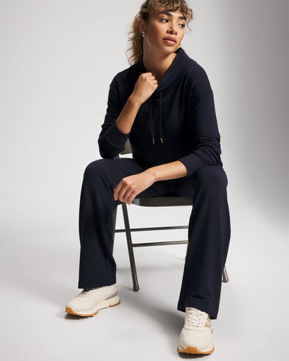 MIDNIGHT SKIES Ultrasoft Fleece Relaxed Funnel Neck Sweatshirt