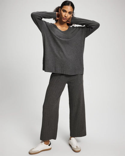 HEATHER QUARTZ Premier Knit Sweater