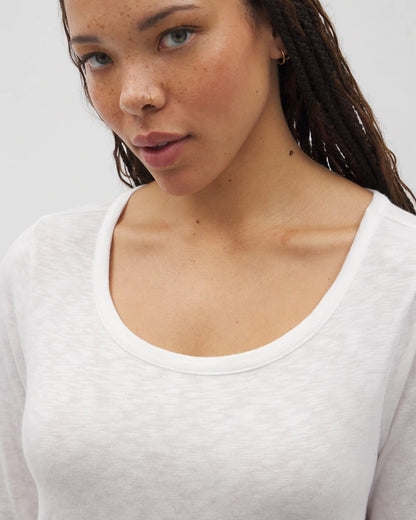 OPTIC WHITE Long-Sleeve Top