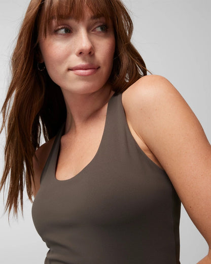 DARK GRAY OLIVE 24/7 Racerback Bra Tank