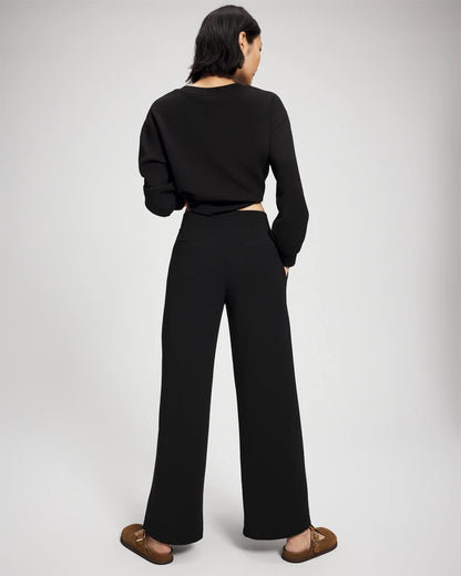 BLACK Modern Modal Straight Leg Pant
