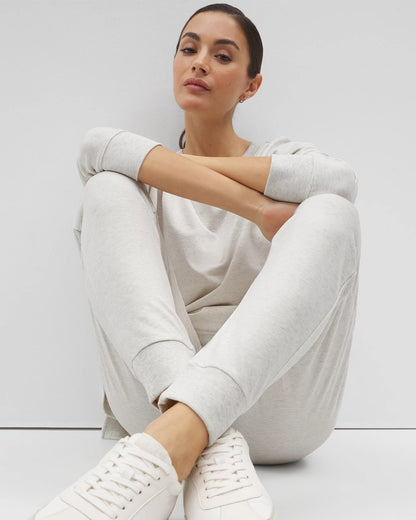 HEATHER CRYSTAL Essential Terry Jogger