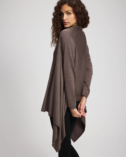 HEATHER COCOA Sweater Travel Wrap