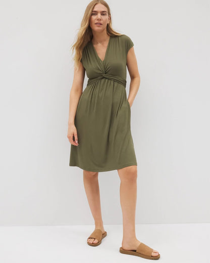 OLIVE NIGHT Twist Short Bra Dress