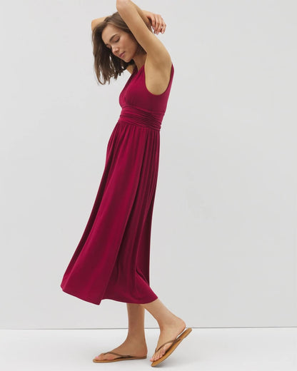 RED BEAUTY Goddess Midi Bra Dress