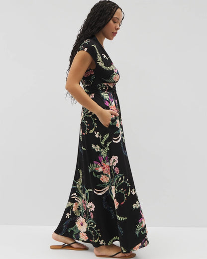 PARADISE PLUMES DRAMA G B Serenity Maxi Bra Dress