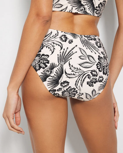 FLY BY NIGHT MINI COCONUT Twist-Front Bikini Bottom