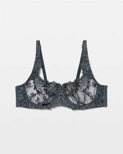 PETROL W GREEN MIST Unlined Bra