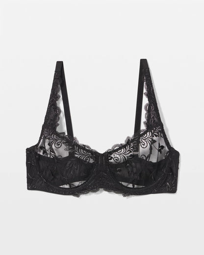 BLACK Unlined Bra