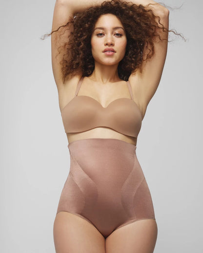 WARM SIENNA Mid-Level Shaping Vanishing Edge High-Waist Brief