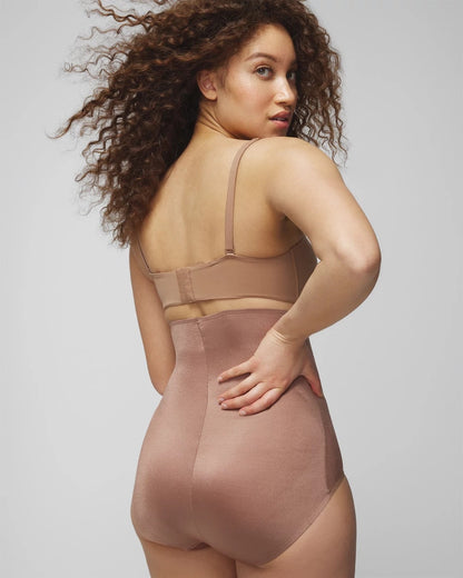 WARM SIENNA Mid-Level Shaping Vanishing Edge High-Waist Brief