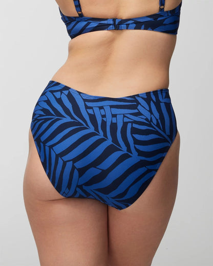 UNBELEAFABLE TRUE BLUE Twist-Front Bikini Bottom