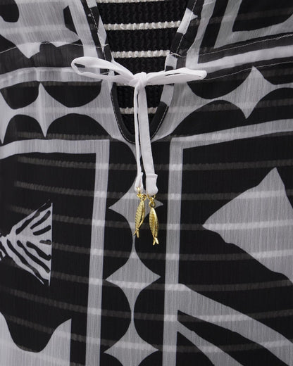 BLACK Catch of the Day Caftan