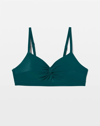 OCEANSIDE TEAL Enbliss Wireless Bikini Top