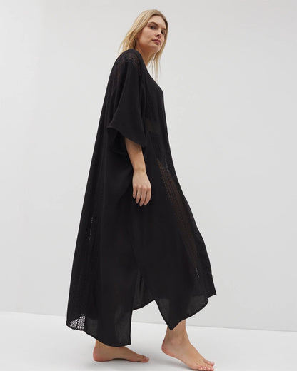 BLACK Caftan Cover-Up