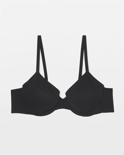 BLACK Unlined Perfect Coverage Bra