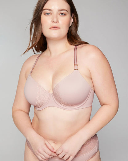 ADOBE ROSE Perfect Coverage Convertible Bra with Lace back