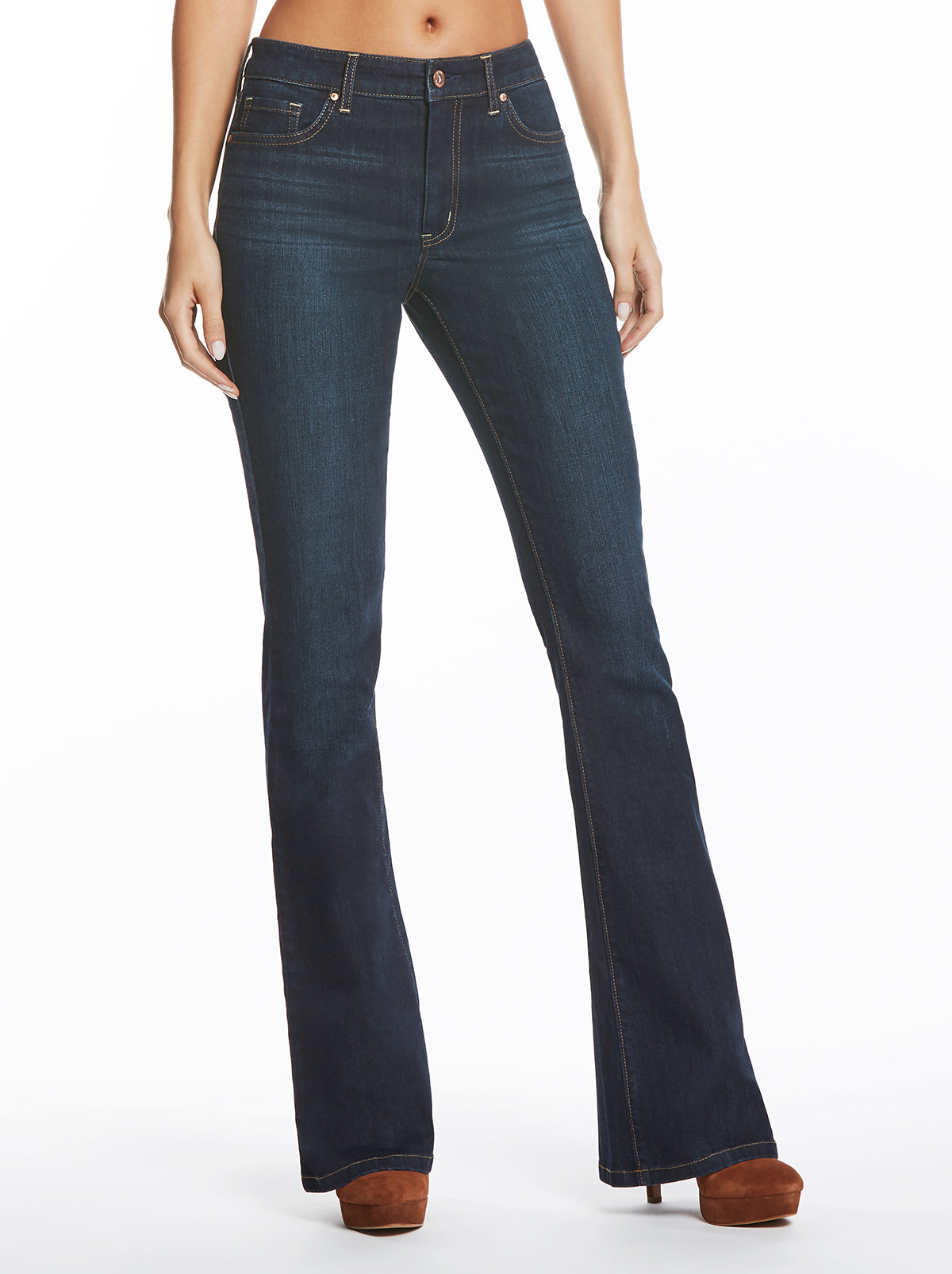 Adored High Rise Flare in Flawless - Jessica Simpson Sale