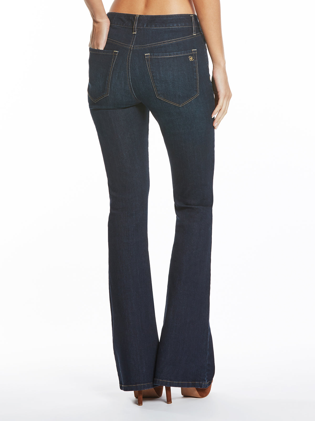 Adored High Rise Flare in Flawless - Jessica Simpson Sale