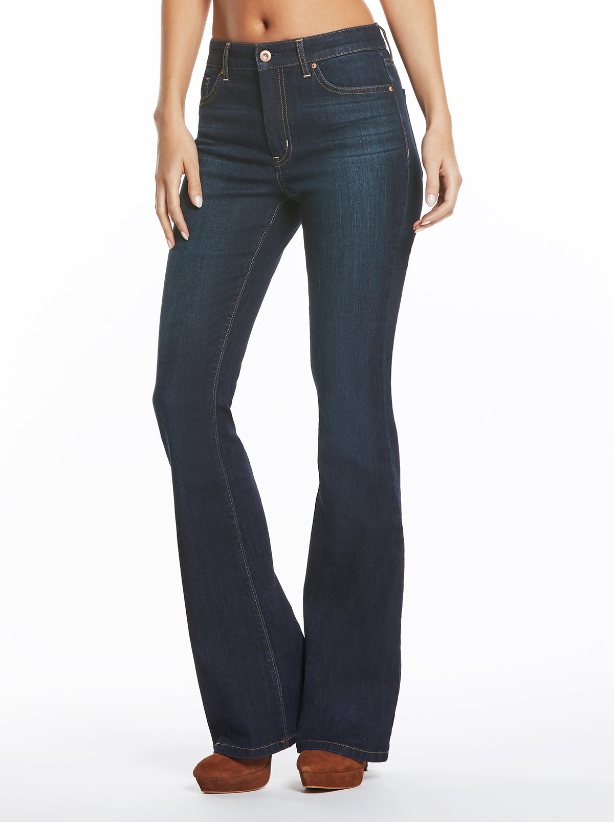 Adored High Rise Flare in Flawless - Jessica Simpson Sale
