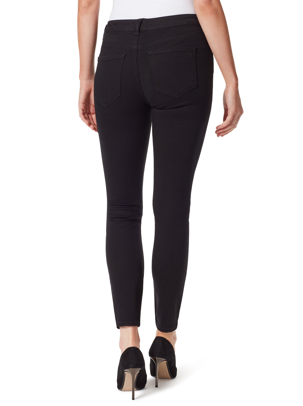 Adored High Rise Ankle Skinny Jeans in Black - Jessica Simpson Sale