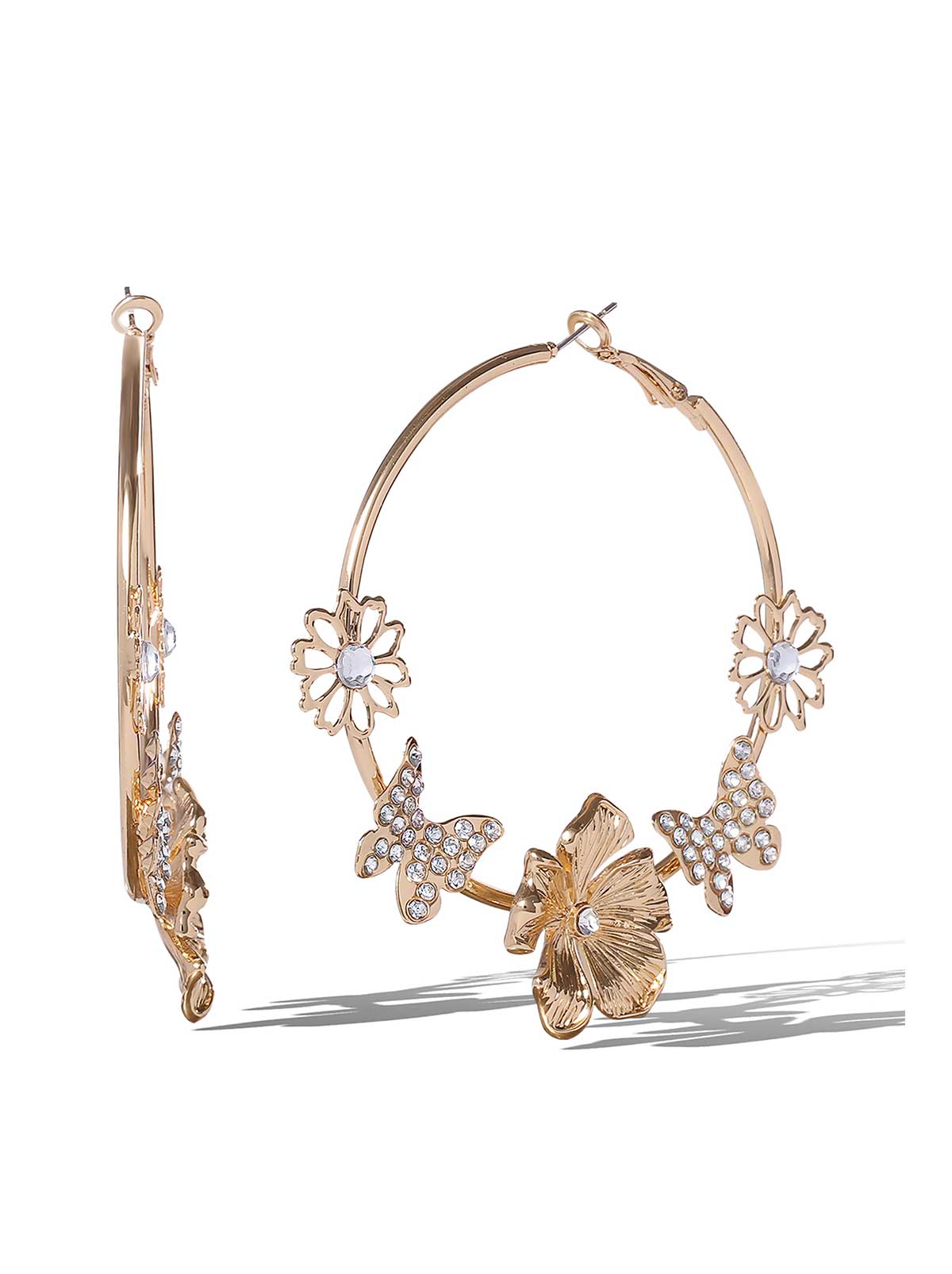 Accented Hoop Earrings - Jessica Simpson Online